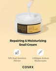 COSRX Advanced Snail 92 All in one Cream, Skincare, COSRX, Cream, HooksKorea - www.hookskorea.com