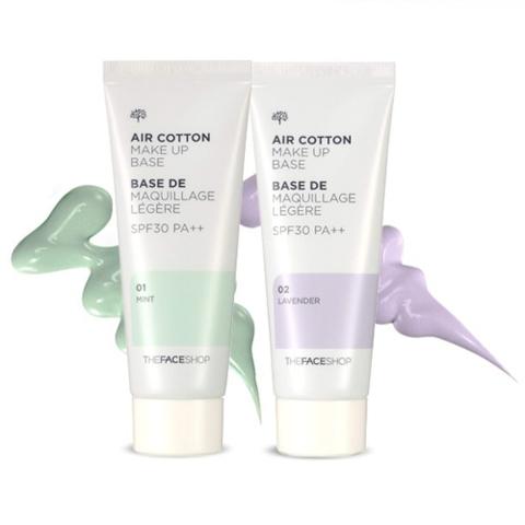 TheFaceShop Air Cotton Make Up Base SPF30 PA++ (40ml), Makeup, THE FACE SHOP, www.hookskorea.com - www.hookskorea.com