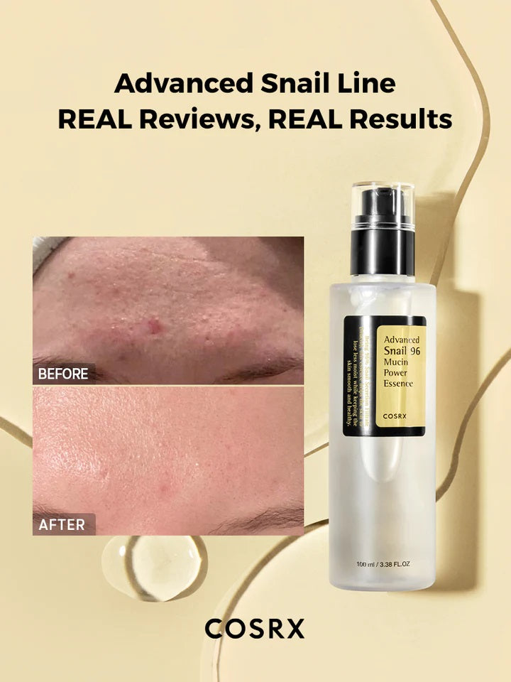 COSRX Advanced Snail 96 Mucin Power Essence Hookskorea korean skincare cosmetics