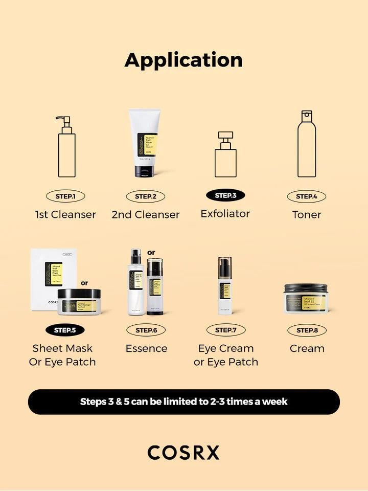 COSRX Advanced Snail 96 Mucin Power Essence Hookskorea korean skincare cosmetics