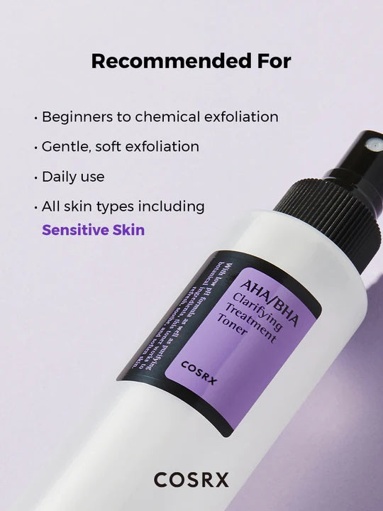 Cosrx AHA BHA Clarifying Treatment Toner Hookskorea Korean Skincare Korea cosmetics