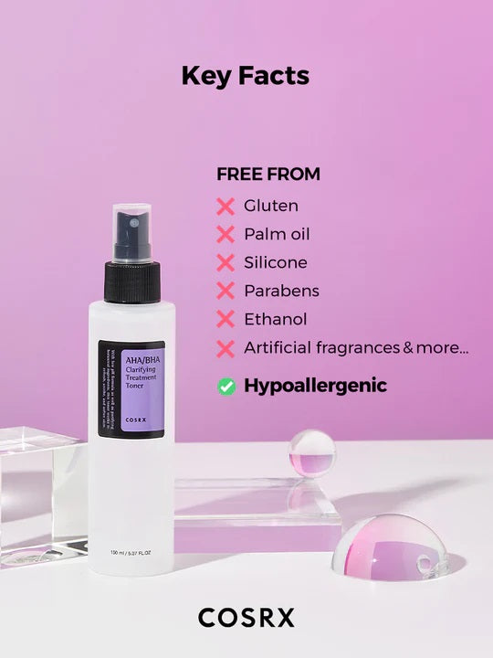 Cosrx AHA BHA Clarifying Treatment Toner Hookskorea Korean Skincare Korea cosmetics