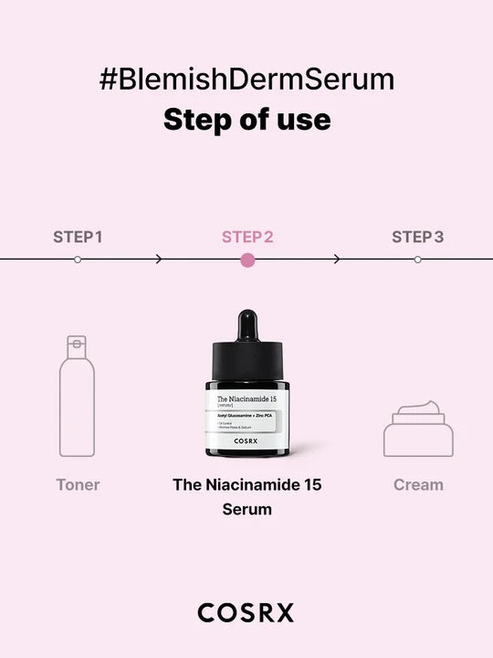 CosrxThe Niacinamide 15 Serum Hookskorea Korean Skincare Korea cosmetics