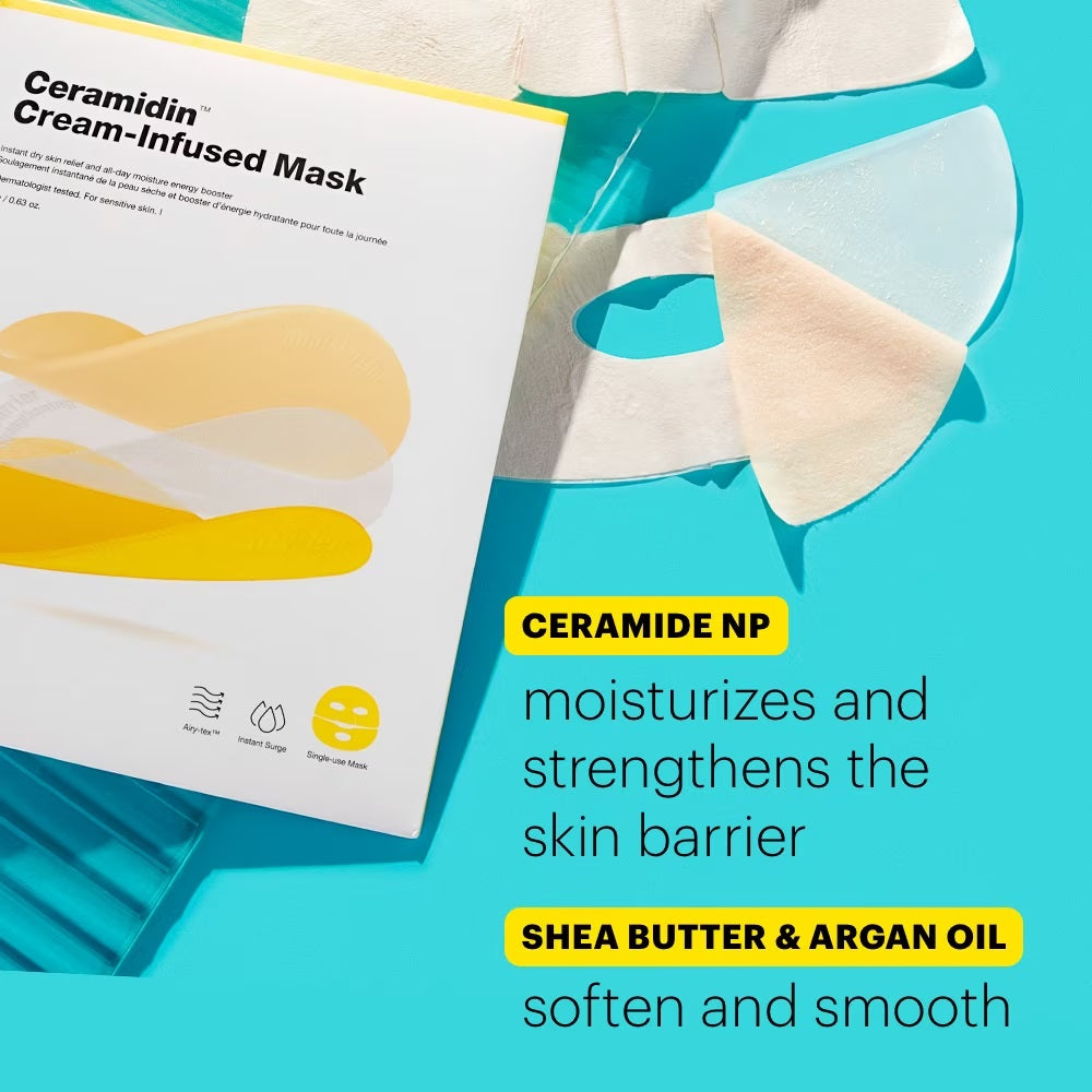 Dr.Jart+ Ceramidin cream infused mask hookskorea korean skincare cosmetics