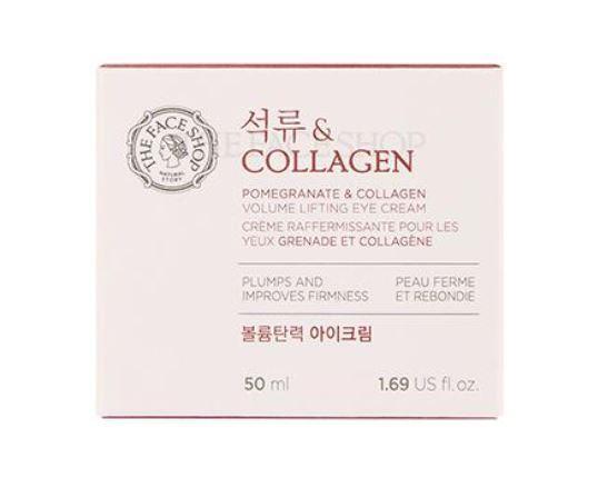 TheFaceShop Pomegranate And Collagen Volume Lifting Eye Cream(50ml), SkinCare, THE FACE SHOP, www.hookskorea.com - www.hookskorea.com