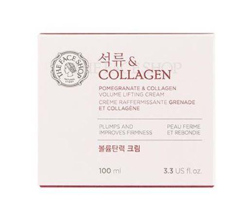 TheFaceShop Pomegranate & Collagen Volume Lifting Cream(100ml), SkinCare, THE FACE SHOP, www.hookskorea.com - www.hookskorea.com